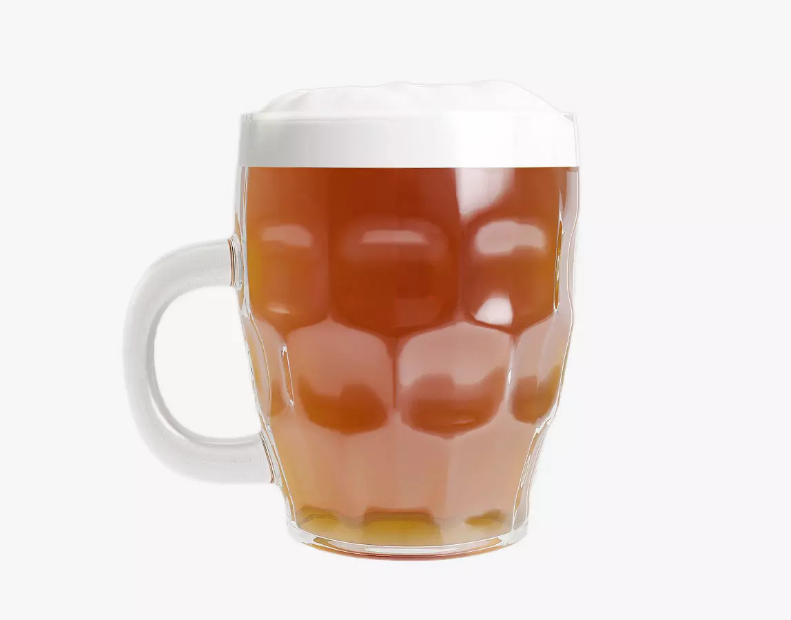 Beer Stein 3D model_0