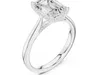 Emerald Engagement Ring 3D model 3D printable | CGTrader