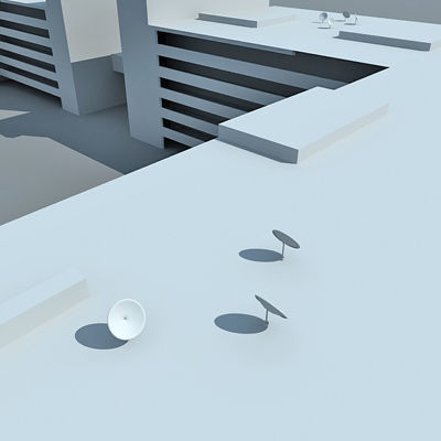 Detailed Complex Building 83 3D model_4