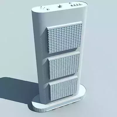 Modern City Office Building 72 3D model