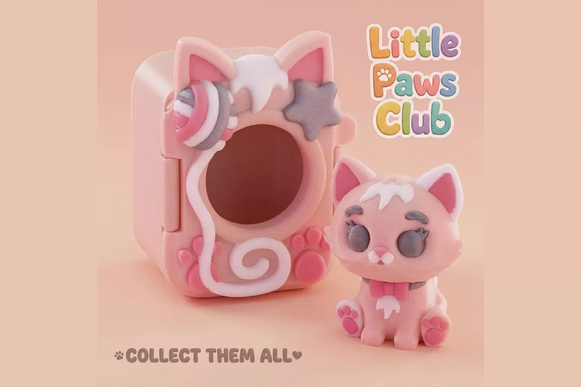 Little Paws Club Cat Toy 3D print model