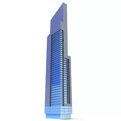 City Glass Office Building 127 3D model