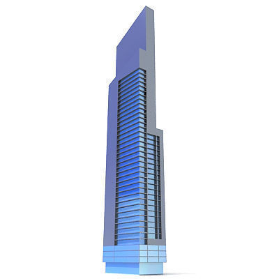 City Glass Office Building 127 3D model