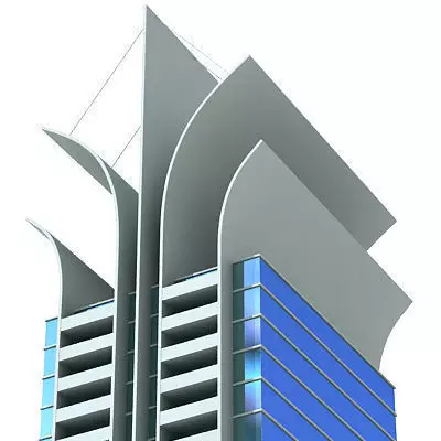 Modern City Building 3D model