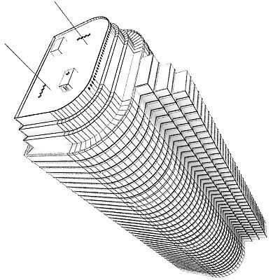 Tall Building 121 Low-poly 3D model_5