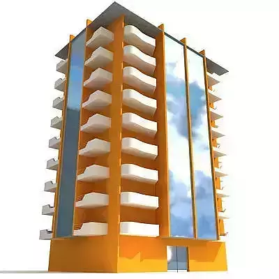 Yellow Flat Building 120