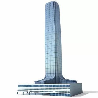 Tall Office Building 109 Low-poly 3D model