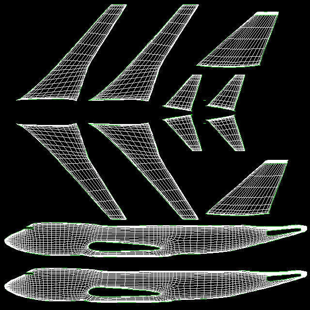 Detailed Model of Boeing 747 3D model_8