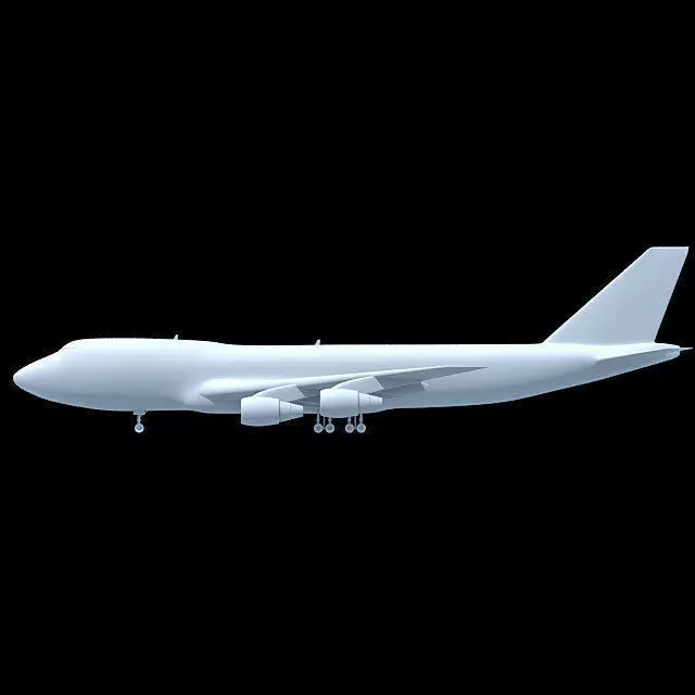 Detailed Model of Boeing 747 3D model_0