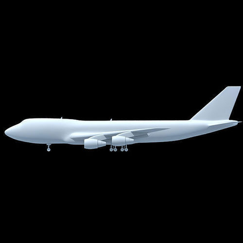 Detailed Model of Boeing 747 3D model