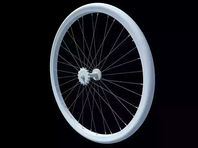 Detailed Bike Wheel