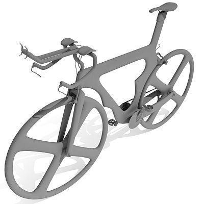 Detailed not textured Bike UT 5 3D model_3