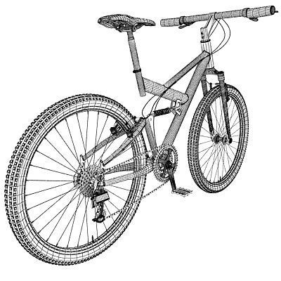Mountain Bike 3D 3D model_11