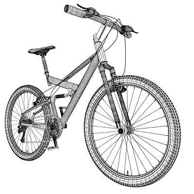 Mountain Bike 3D 3D model_10