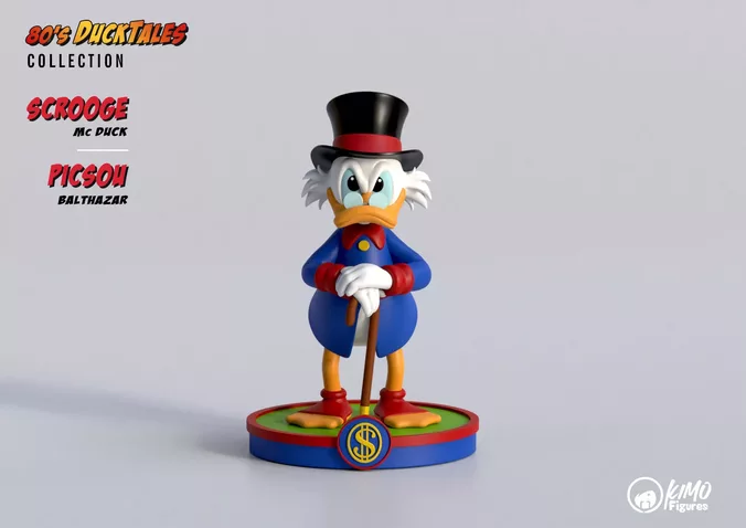 Scrooge McDuck 3D Printable Figure