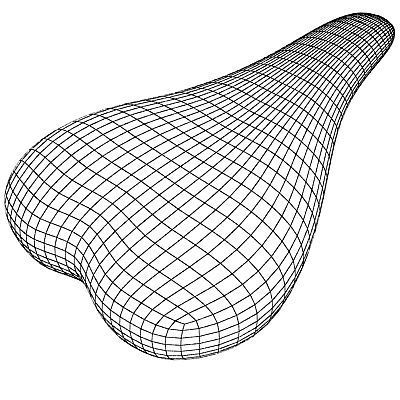 3D Bike Seat  3D model_5