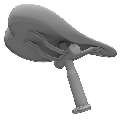 3D Bike Seat  3D model_3