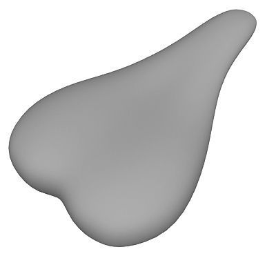 3D Bike Seat  3D model_1
