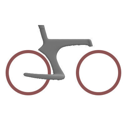 Detailed Bike Frame 3 3D model