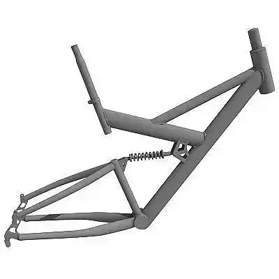 Detailed Bike Frame 
