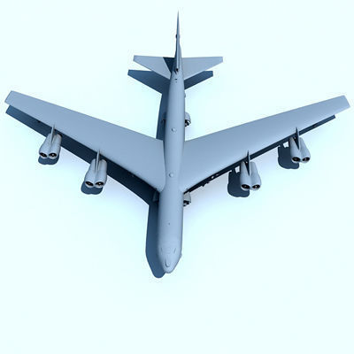 Not Textured B-52 3D model