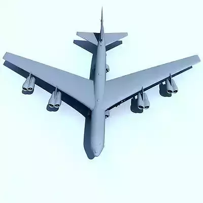 Not Textured B-52 3D model