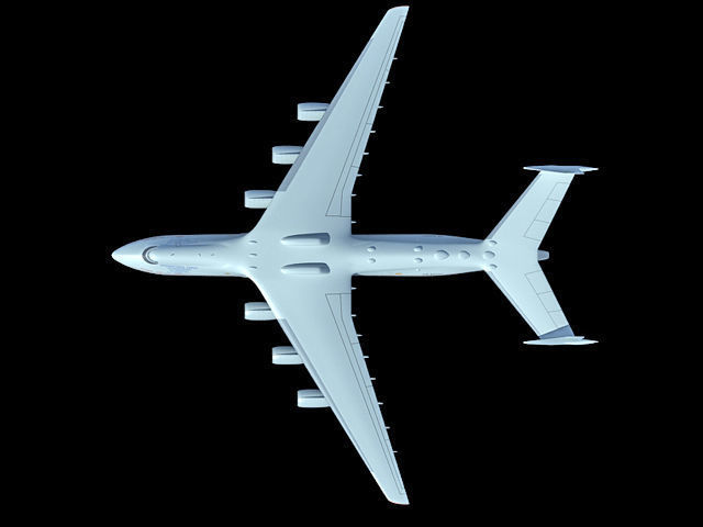 Set of 2 Planes - Antonov and Be-2500 3D model_24