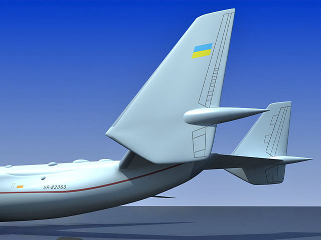 Set of 2 Planes - Antonov and Be-2500 3D model_18
