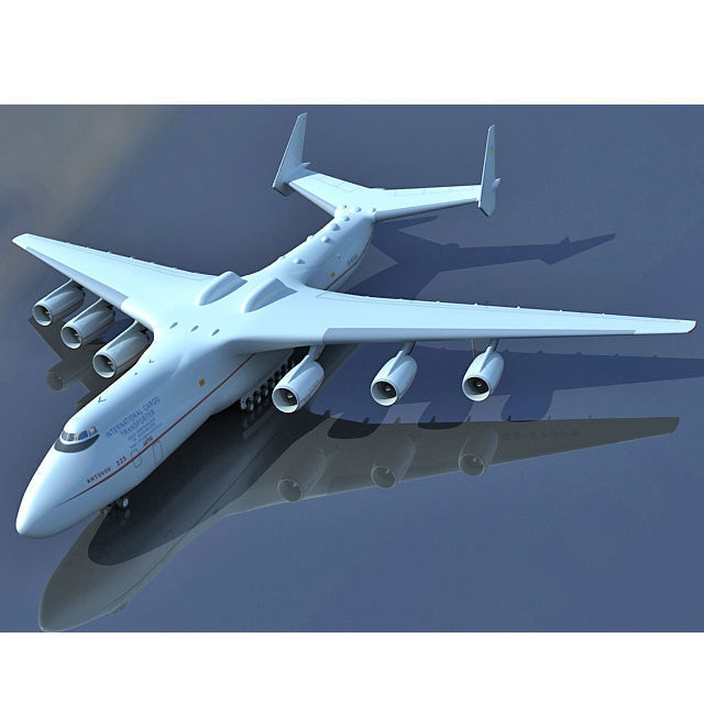 Set of 2 Planes - Antonov and Be-2500 3D model_9