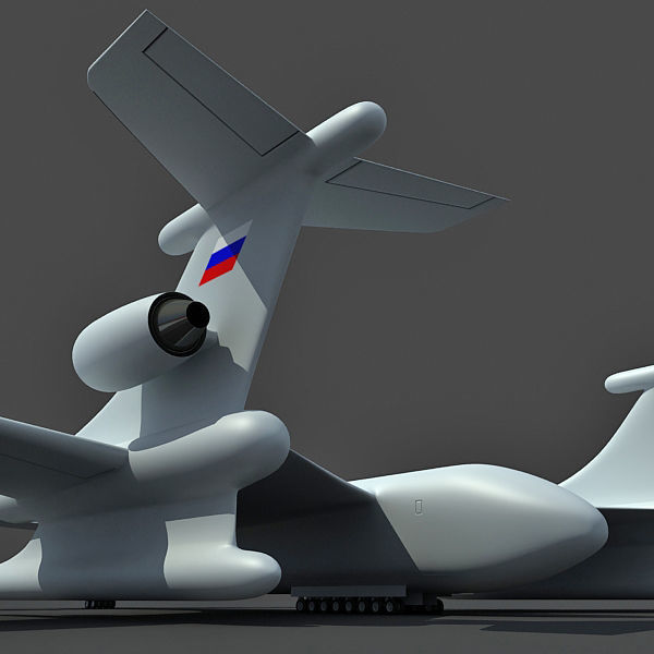 Set of 2 Planes - Antonov and Be-2500 3D model_50