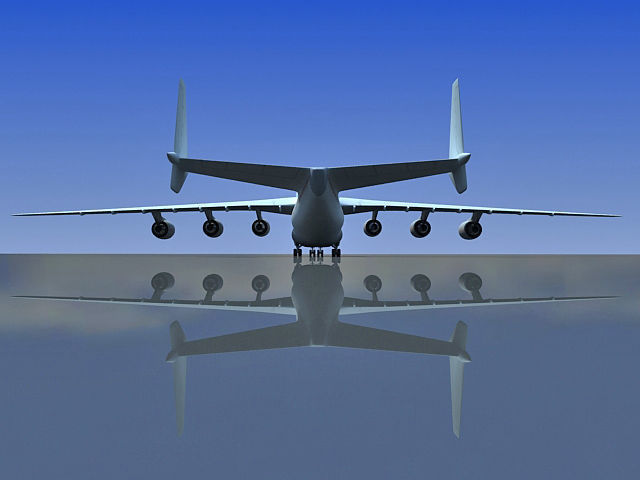 Set of 2 Planes - Antonov and Be-2500 3D model_14