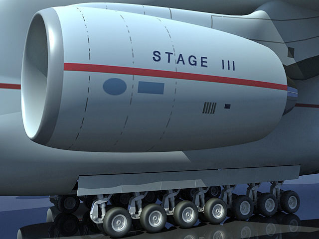 Set of 2 Planes - Antonov and Be-2500 3D model_41