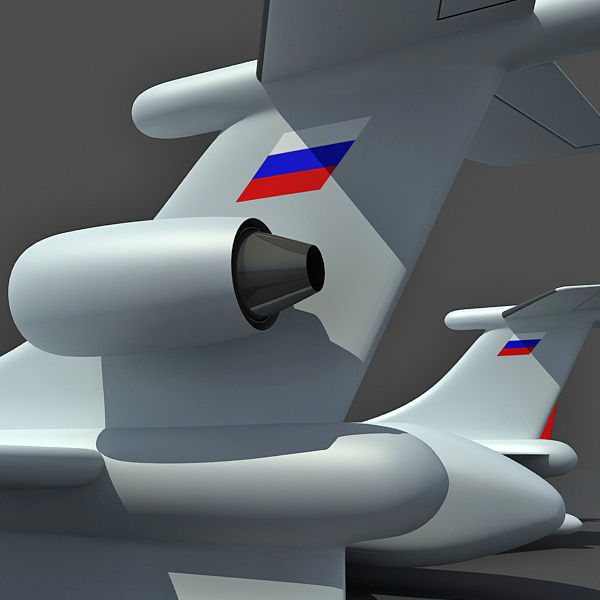 Set of 2 Planes - Antonov and Be-2500 3D model_47