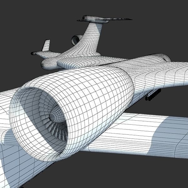 Set of 2 Planes - Antonov and Be-2500 3D model_61