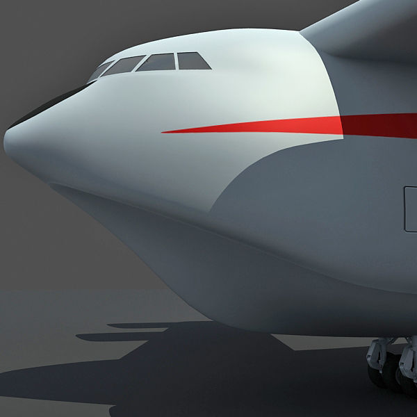 Set of 2 Planes - Antonov and Be-2500 3D model_35