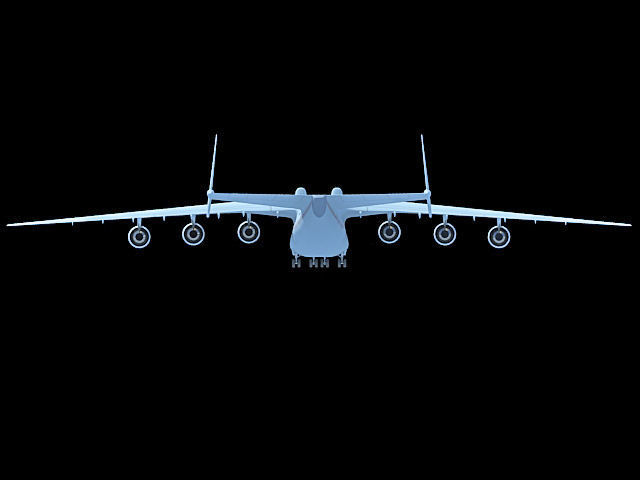 Set of 2 Planes - Antonov and Be-2500 3D model_12