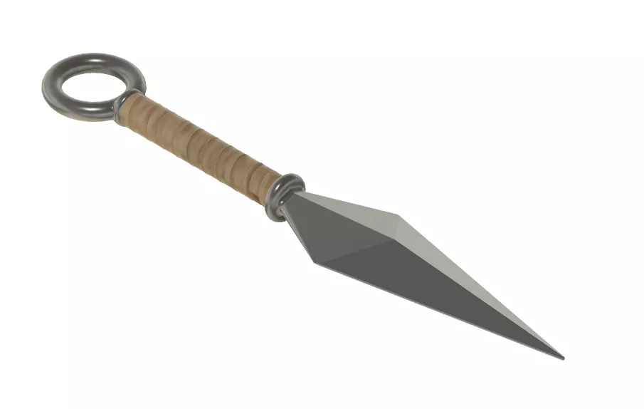 Naruto Style Kunai 3D print model