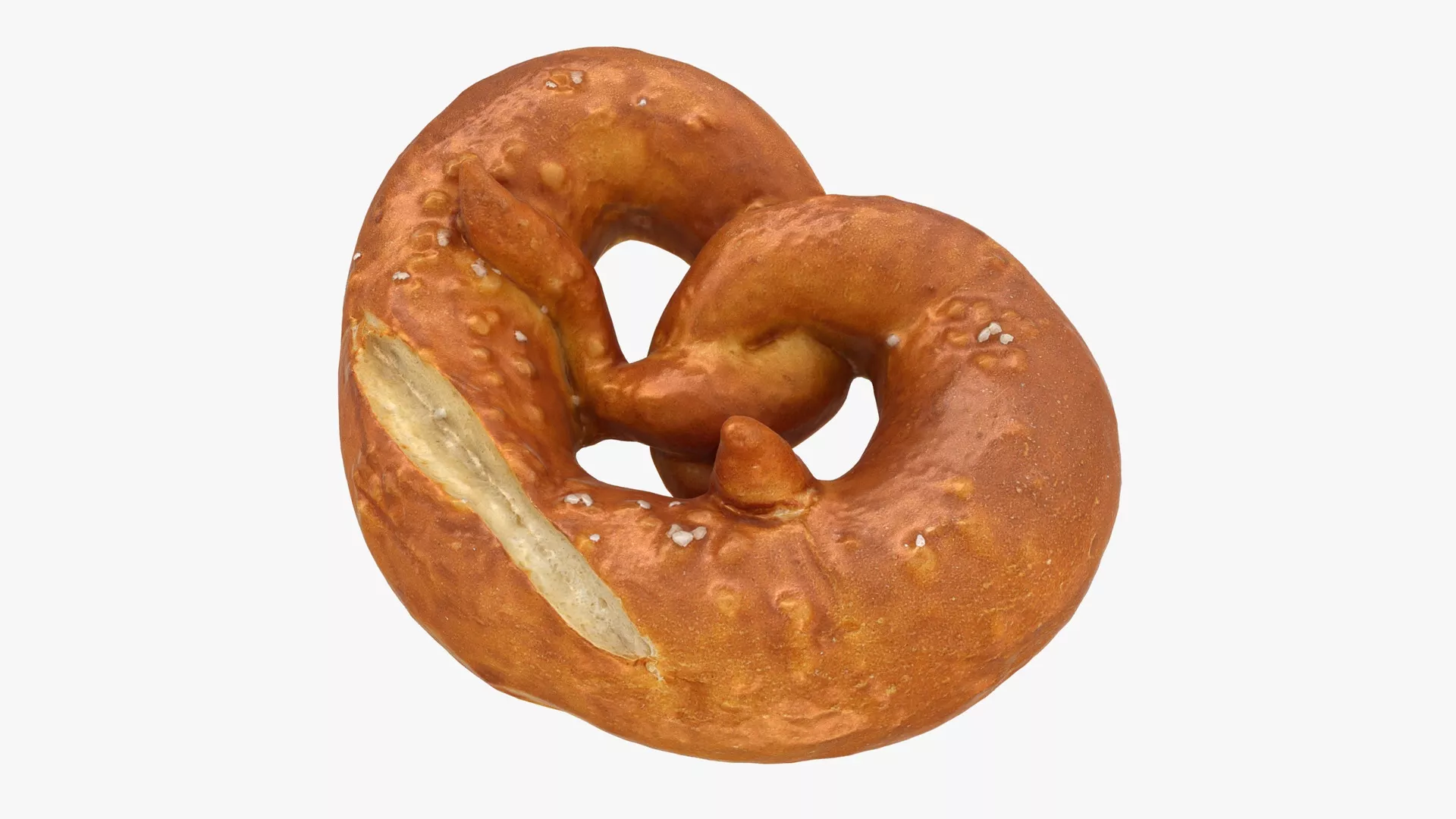 Laugenbrezel Low-poly 3D model