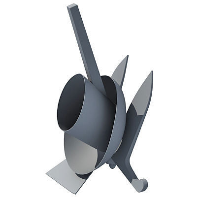 Detailed not textured Anchor 2 3D model_1