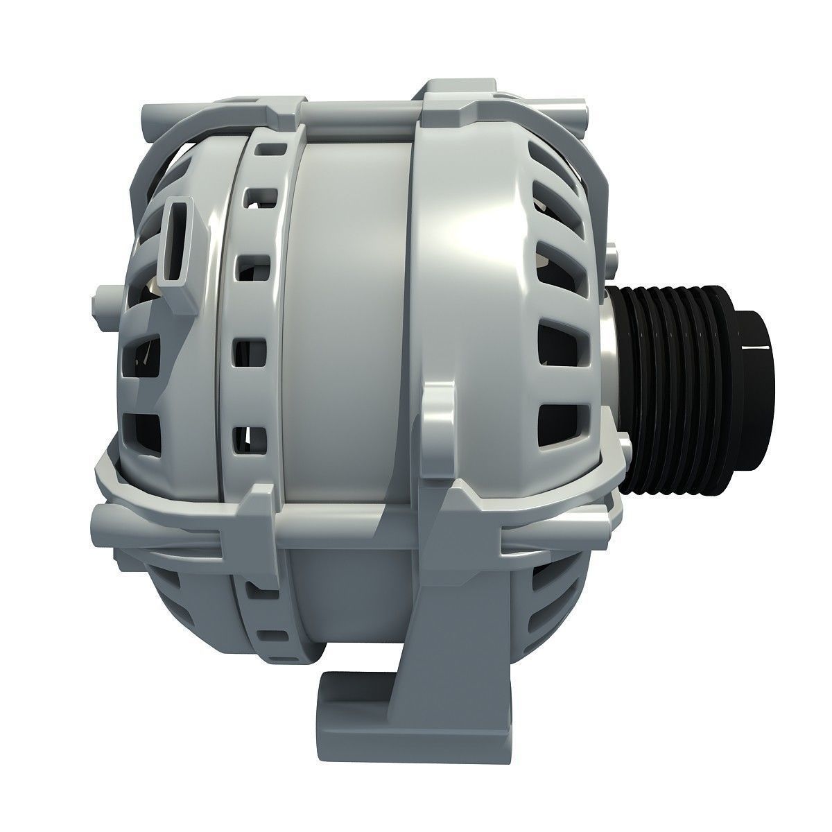 Detailed Alternator 2 3D model_4