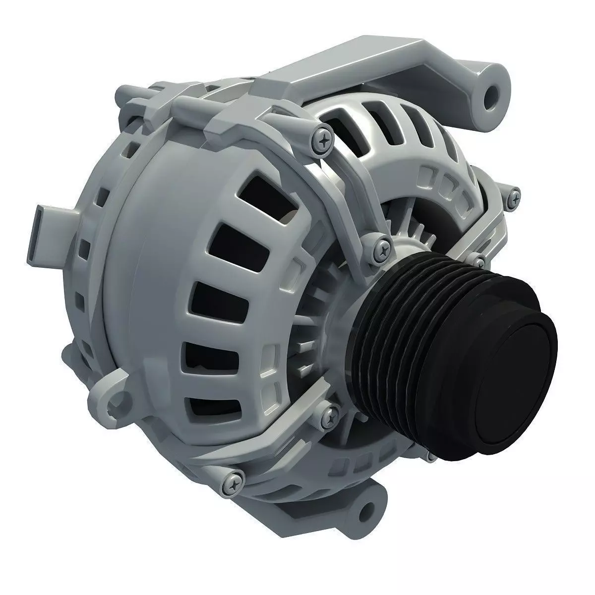 Detailed Alternator 2 3D model_0