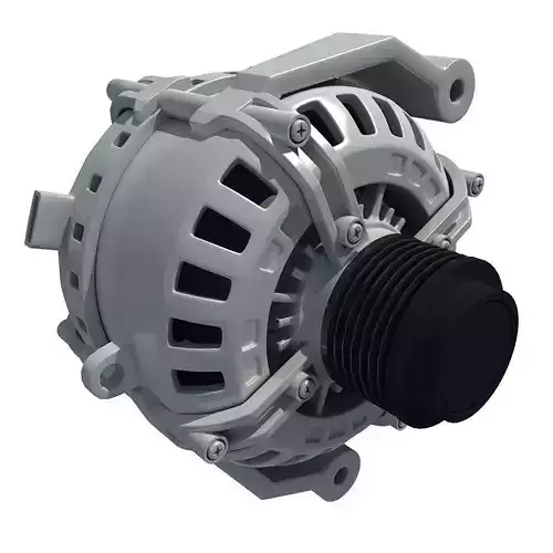 Detailed Alternator 2 3D model