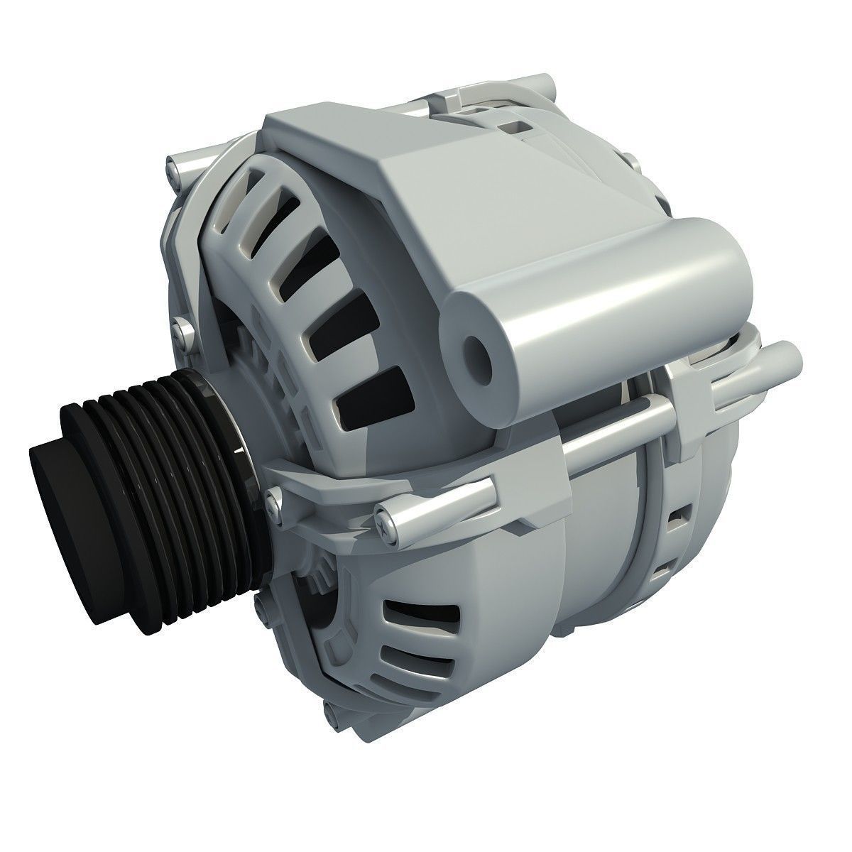 Detailed Alternator 2 3D model_6