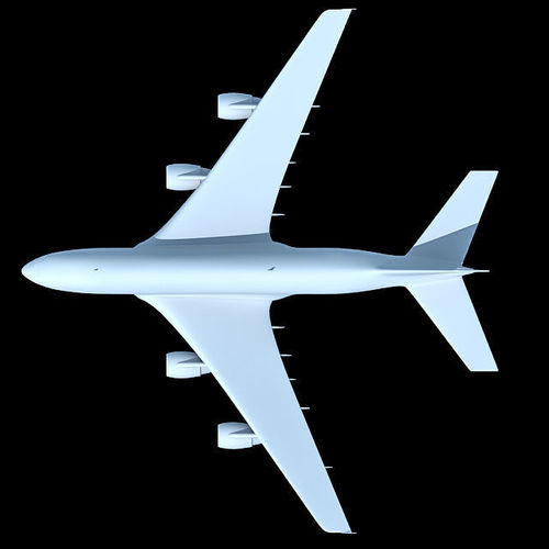 Detailed not Textured Airbus UT 3D model