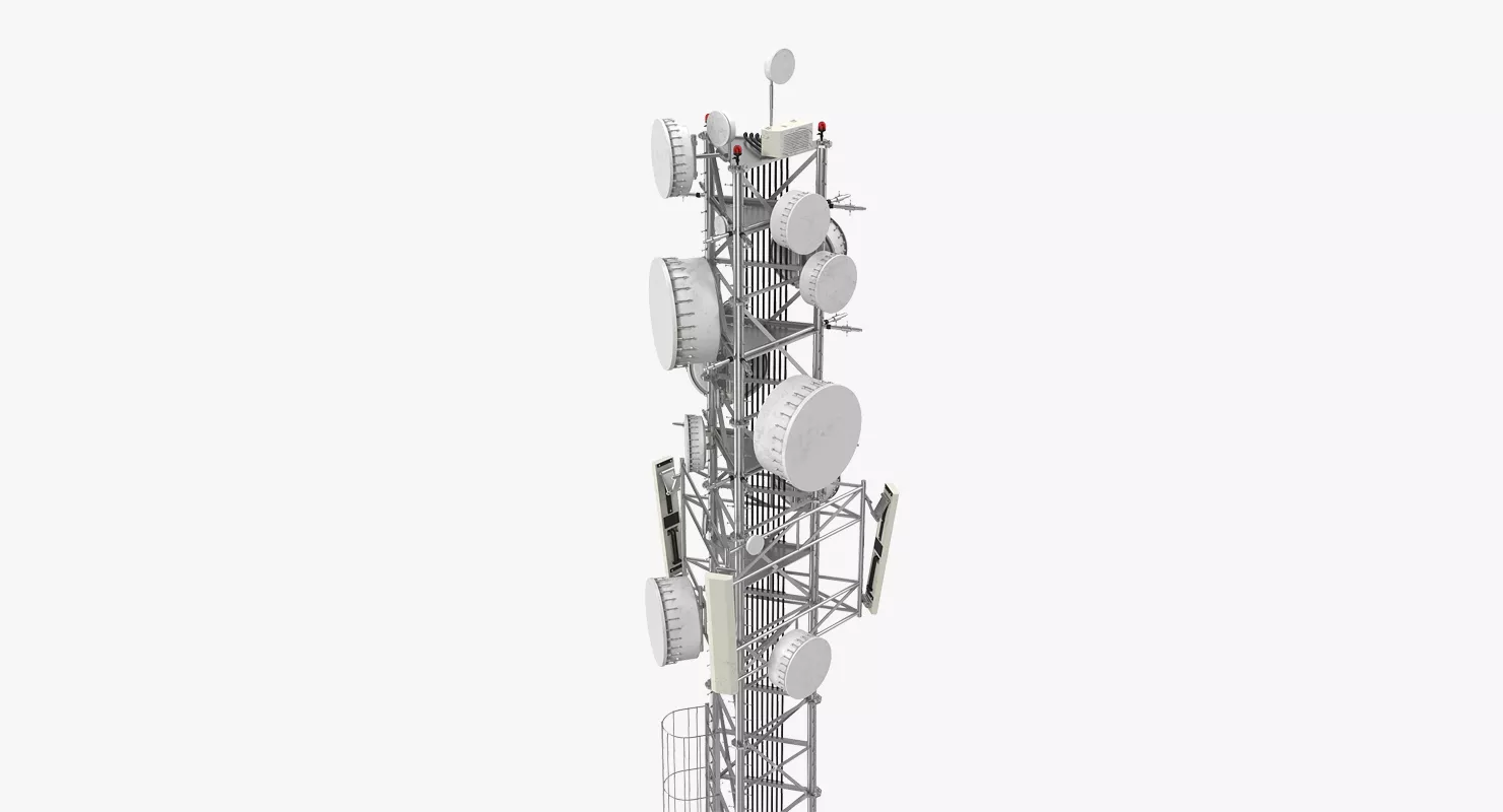 Cellular Tower Site 3 3D model