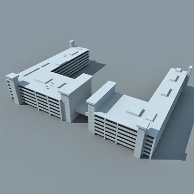 55 Detailed Buildings 3D model_47