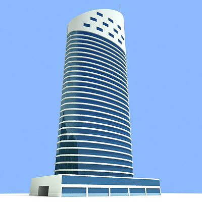 55 Detailed Buildings 3D model_46