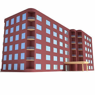55 Detailed Buildings 3D model_54