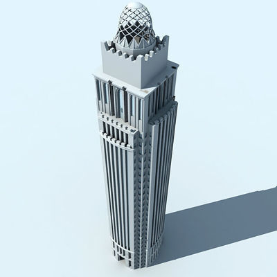 55 Detailed Buildings 3D model_178