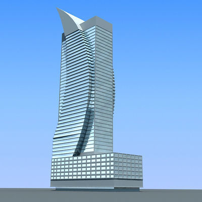 55 Detailed Buildings 3D model_1